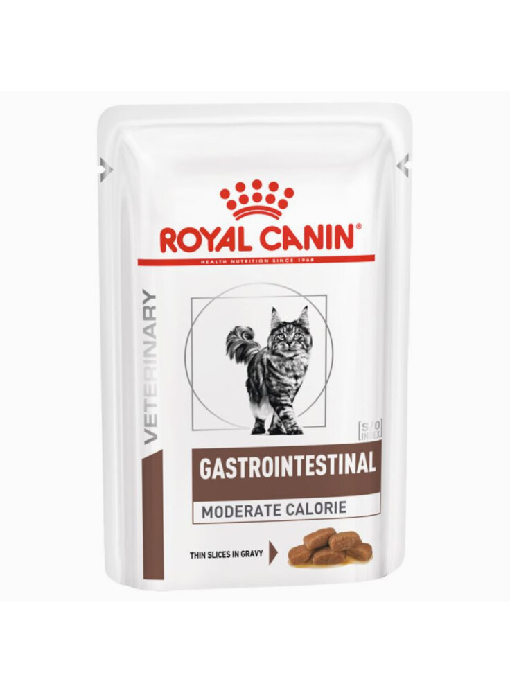 Gastro intestinal Moderate Calorie buste umido gatto Royal Canin 12x85g